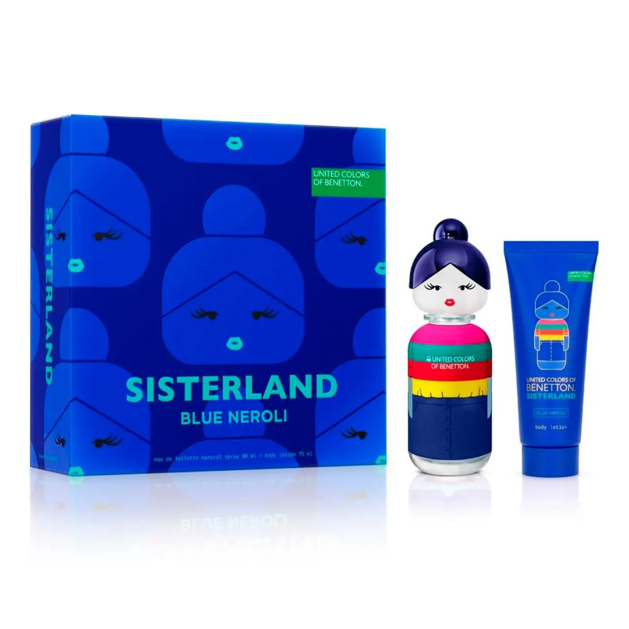 BENETTON COFRE SISTERLAND BLUE NEROLI X 80 ML.